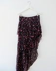 For Love & Lemons High-Low Midi Skirt, Large