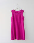 DVF Fuchsia Dress, Size 6