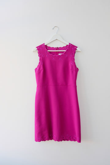 DVF Fuchsia Dress, Size 6