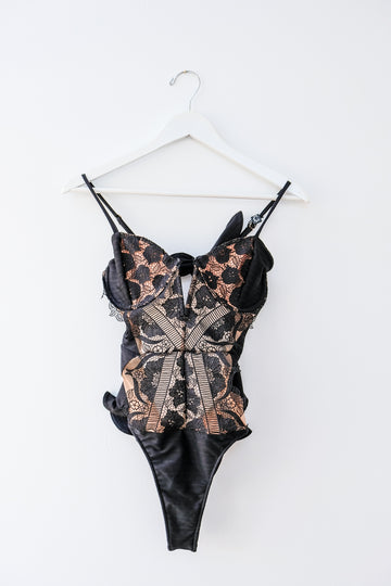For Love & Lemons Skivvies Swimsuit, Medium