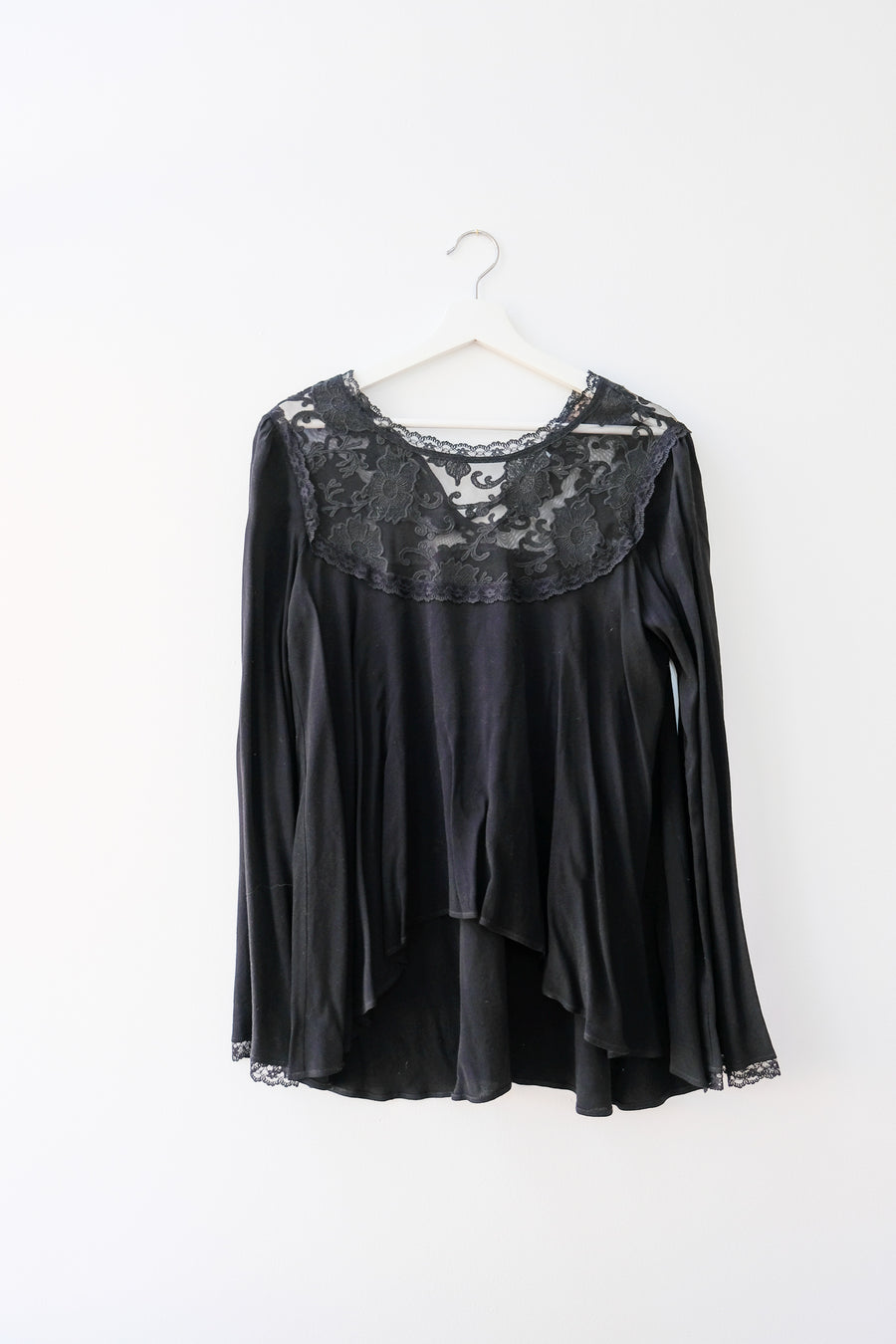 For Love & Lemons Black Blouse, Medium