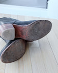 Redwing Black Leather Boots, Size 9