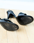 Burberry Black Buckle Heel, 38