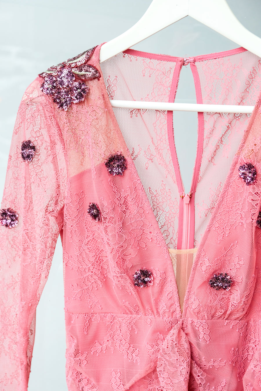 For Love & Lemons Lace and Sequin Dress, Size Small