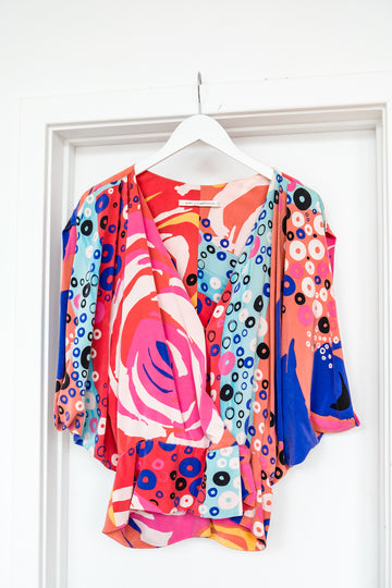 DVF Vintage Print Blouse, Medium