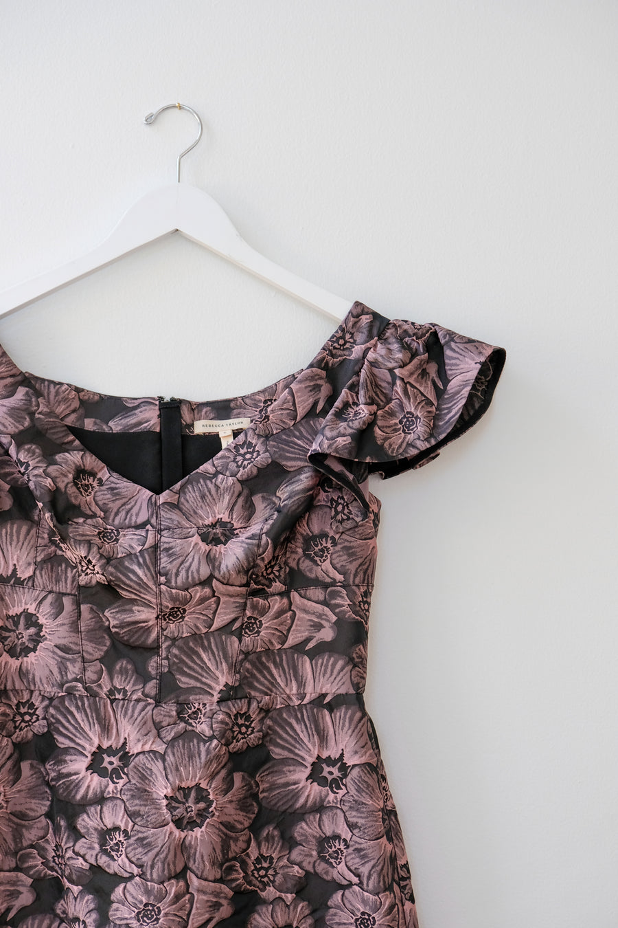 Rebecca Taylor Floral Tea Length Gown, Size 6