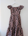 Rebecca Taylor Floral Tea Length Gown, Size 6