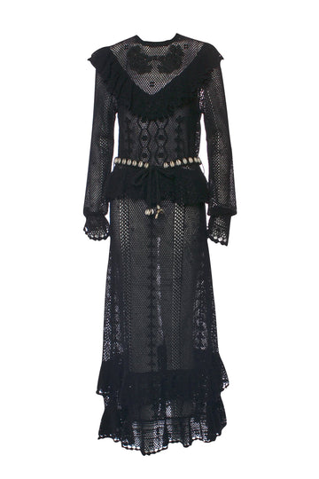 Zimmermann Black Knit Dress, Size AU 3