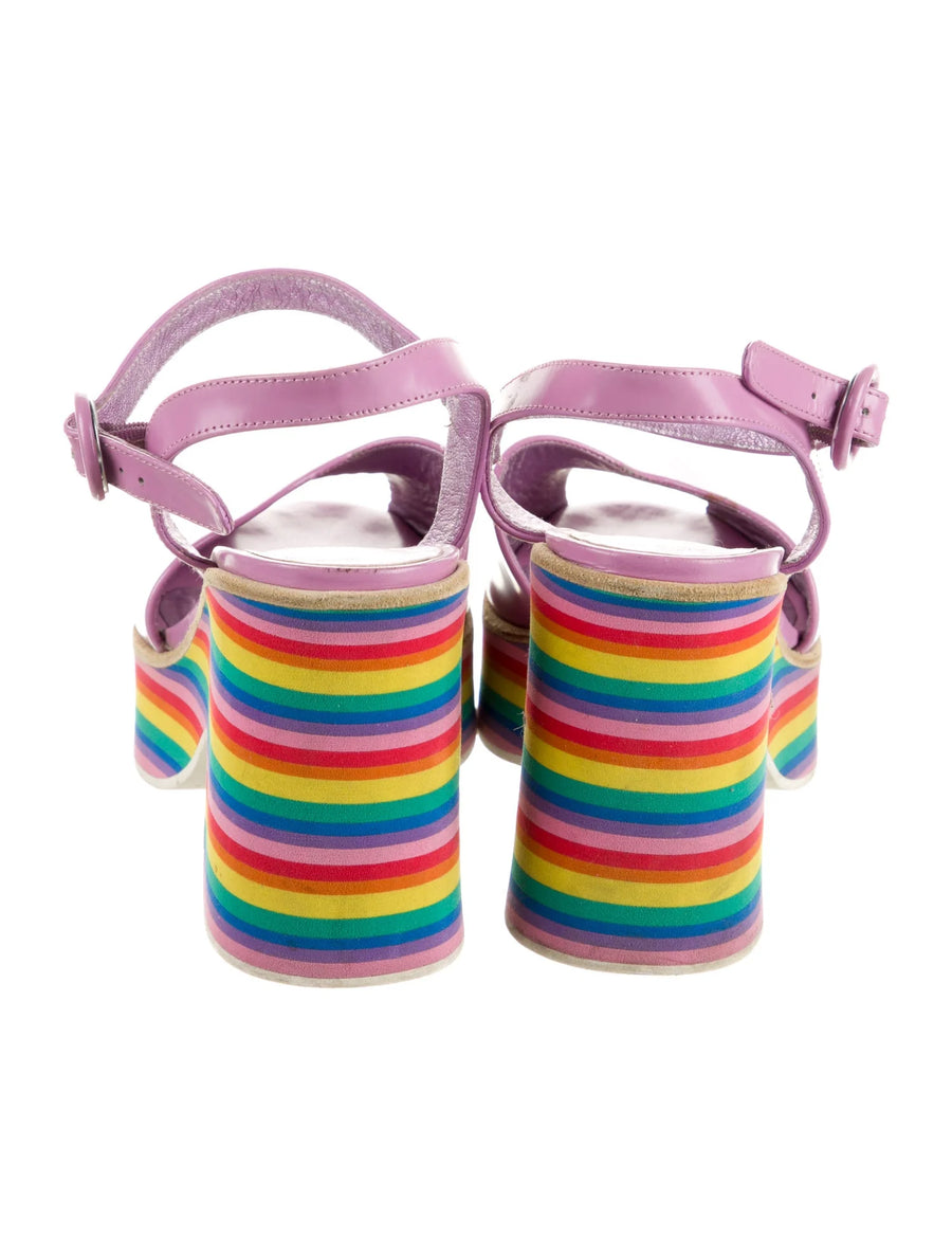 L’atelier de Charlotte Rainbow Platform, Size US 10