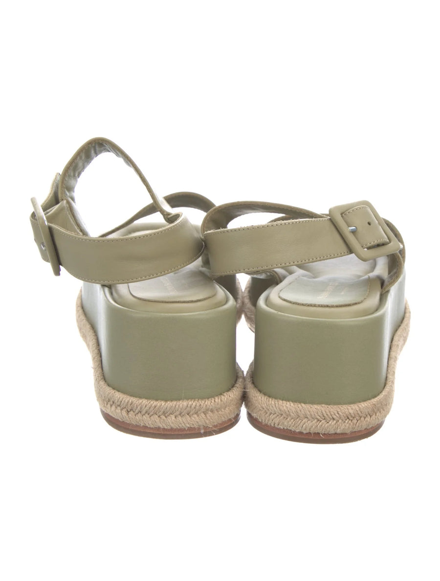 Paloma Barceló Leather Platform Sandals, Size US 10