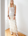 The Maxi Skirt in Ivory