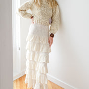 The Maxi Skirt in Ivory
