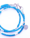 Handmade Apatite Wrap Bracelet - Lex & Lynne