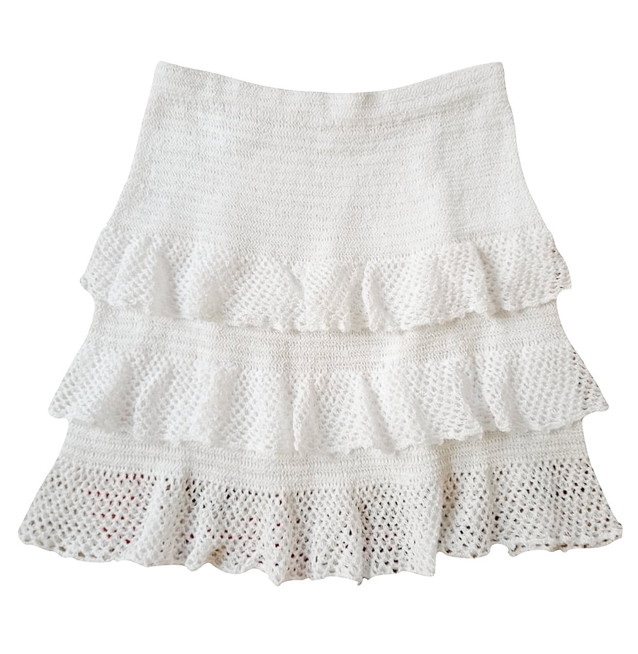 Mini-Mini Skirt in White