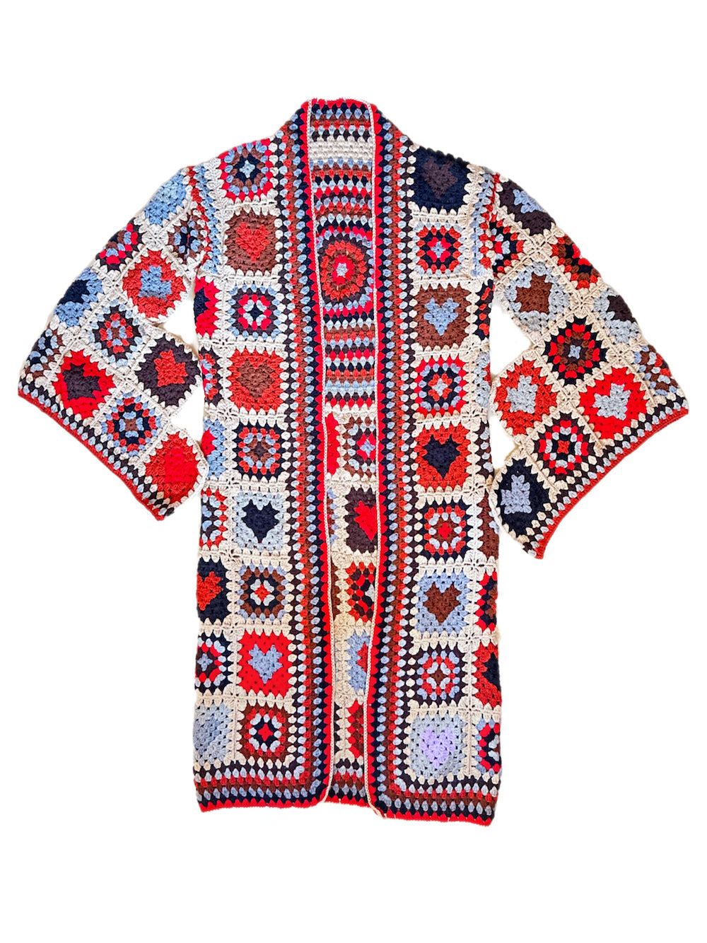 Rebel Yell Duster Granny Square Duster | Handmade Knitwear – Alexis Co.