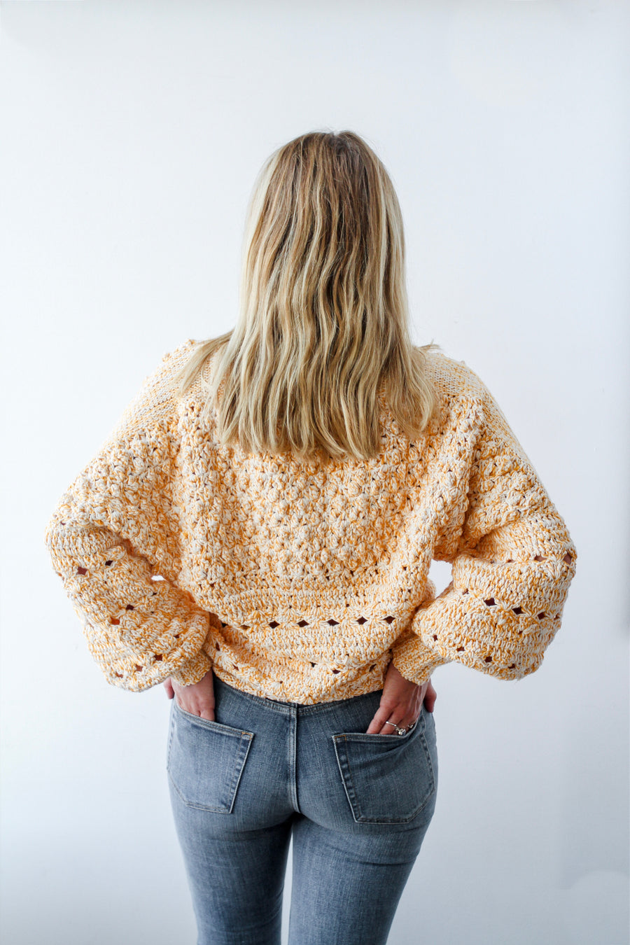 Popcorn Sweater in Marigold - Lex & Lynne
