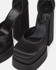 Versace Medusa Aevitas Platform Pumps in Black, Size 40